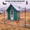 Bird Netting for Chicken Coop - 50x50ft Poultry Netting Over