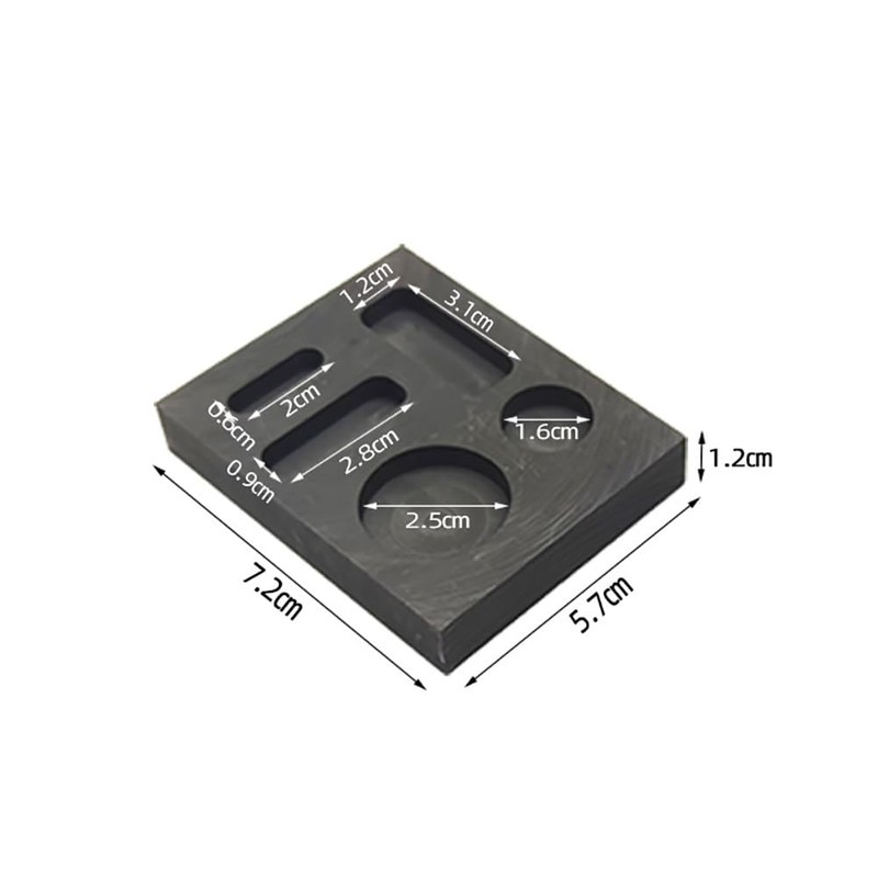 5 in 1 Graphite Casting Ingot Mold Small Metal Graphite
