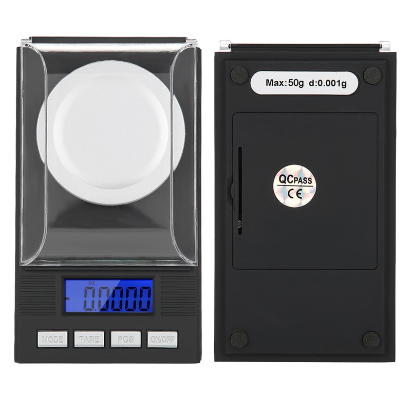 Mini Portable High Accuracy 0.001g Pocket Jewelry Scale with LED