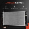 A-Premium Engine Coolant Radiator Assembly with Transmission Oil Cooler Compatible