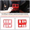 Headlight Switch Button Frame Cover Trim Compatible with Toyot@ Tundra
