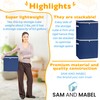 SAM AND MABEL Toy Storage Organizer with Play Mat for
