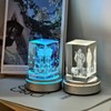LED Light Base Lighted Display Stand for Crystal, 4 Pack