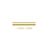 STAEDTLER 8323-S BK3 Design Journey Metallic Pens - Gold, Silver