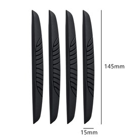 6 Pcs Car Door Edge Protector Car Door Protectors Bump Car Door Edge Protector Guards for All Car and Truck Doors (Black)