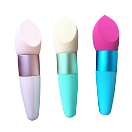 Beavorty Soft Fluffy Facial Sponges Makeup Puff Sponge for Beauty Makeup Non-absorbent Easy Foundation Concealer Blush Highlighter Random Color