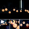 VCOKEN Lantern String Lights Warm White, 9.84 FT Outdoor String