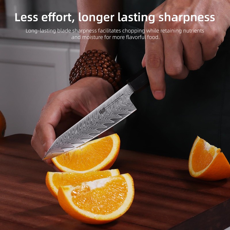 FINDKING 5 Inch Small Kitchen Utility Knife, Sharp Fruit Paring