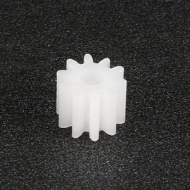 uxcell 30pcs Plastic Gears White 10 Teeth Model 102A Reduction Gear Plastic Worm Gears for RC Car Robot