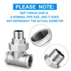 ERGAOBOY 1 Pcs Tee Fitting with Coupling Nut, 3/4" Female