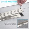 Shower Drain by EMBATHER Linear Shower Drain 36 Inch Floor