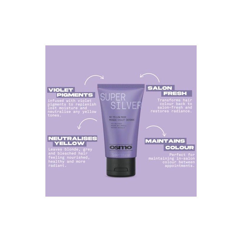 Osmo Super Silver Toning Mask 75ml | Nourish, Hydrate &