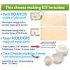 Wooden Cheese Press for Cheese Making Supplies 16in Metal Guides