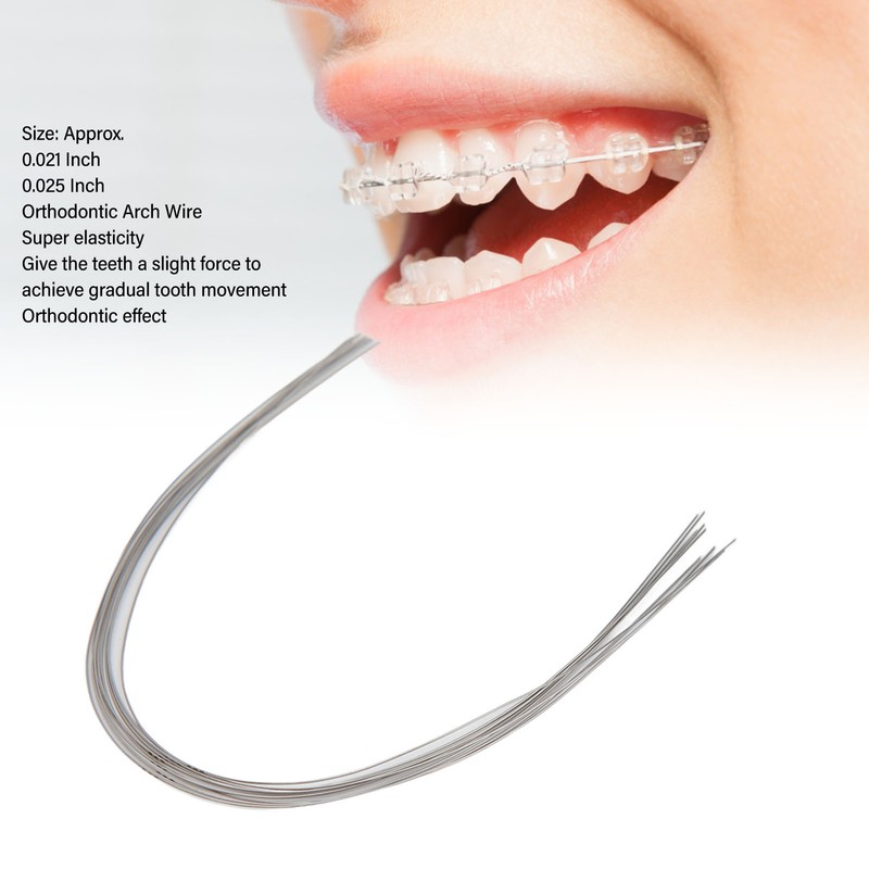50pcs Dental Orthodontic Arch Wire Nickel Titanium Orthodontic Rectangular Arch