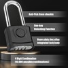 Long Shackle Heavy Duty Outdoor Padlock, One-Key Unlocking, Diyife 4