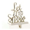 Metal Stocking Hangers Trees Snowflakes and let it Snow By