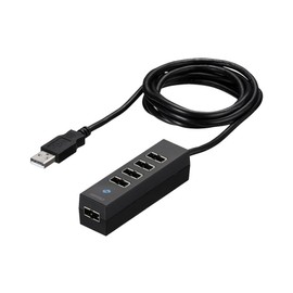 Buffalo BUFFALO BSH5UD20BK USB 2.0 Hub with USB Port, 5 Port Type, Black