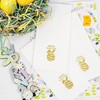 LIYH 50 Pcs Easter Guest Napkins Gold Bunny Disposable Hand