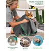 Bibykivn Dog Bathrobe, Quick-Drying Microfibre Bath Towel, Adjustable Dog Towel