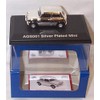 alpha group models silver plated MINI C00PER car 1.43 scale