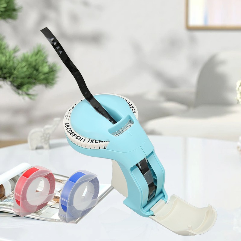 Embossing Label Maker 600dpi DIY Manual Label Printer 3D Portable