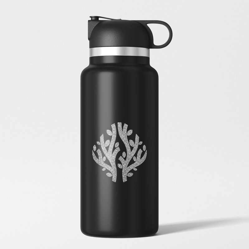 VViViD DECO65 Silver Flake Metallic Glitter Adhesive Vinyl 6 Feet