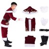 Niceyoeuk Christmas Santa Claus Costume Xmas Outfits Adults Kids Luxury