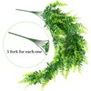 QUOZUO 2 Pack Reptile Plants Terrarium Hanging Plant Artificial Leaves