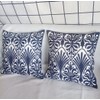 ZUODUTEX 45 x 45 Cm Cushion Covers Embroidery Geometry Cotton