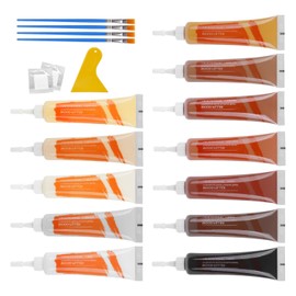 Wood Furniture Repair Kit-Wood Filles & 12 Colors, Repair Scratches, Holes on Wooden Doors, Floors and Cabinets