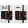 Refrigerator Door Locks Double Button Adhesive Fridge Lock with Keys,
