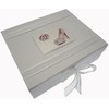 White Cotton Cards 21st Birthday Keepsake Box Glitter Ball and