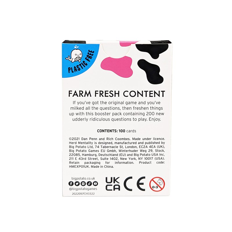 Big Potato Herd Mentality Moovies & Moosic Board Game |