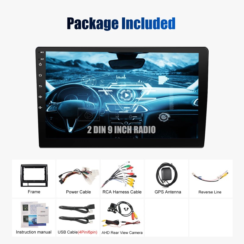 ESSGOO Android 14 For Toyota Tacoma 2005-2013 9" Carplay Car
