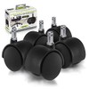 Slipstick CB682 2 Inch Replacement Office Chair Wheels (Set of