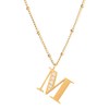 LuckyLy Collares para Mujer Inicial Acero Inoxidable Oro 18K Regalos