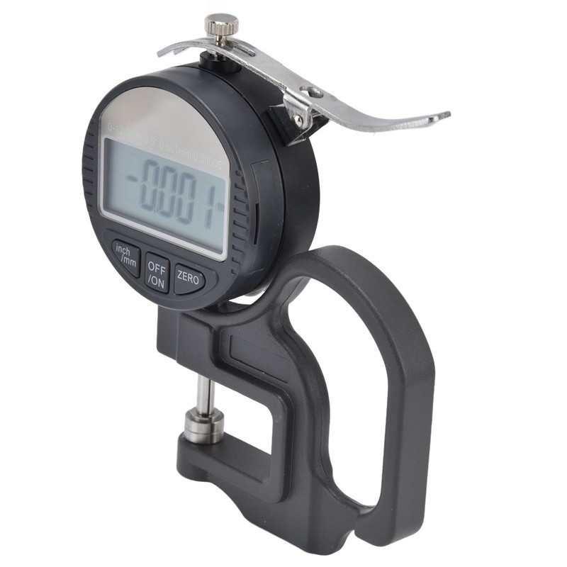 Electronic Thickness Gauge Portable LCD Digital Micrometer Thickness Measuring Tool