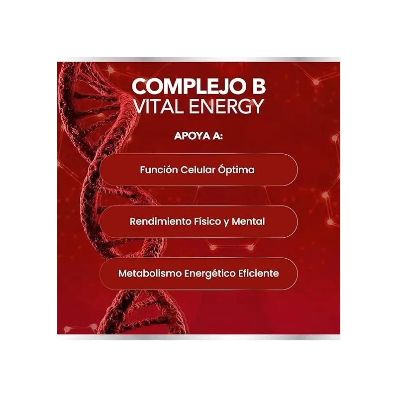 Complejo B Completo Vitalizate Vitamina B12 60 Cápsulas Sin Sabor