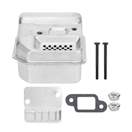 Exhaust Muffler Bolt Gasket Compatible with STIHL MS180 170 018 017 Chainsaw 7 Pcs Replacement Kit