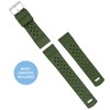 BARTON WATCH BANDS, 18mm Army Green - Tropical-Style 2 Watch