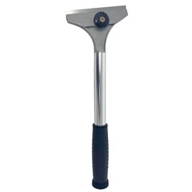 11.5" Grill and Griddle Scraper (4" Blade) with Offset Blade Assembly and Replaceable Blade
