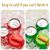 DIPESI 4-pack 4 Color Soda Can Lids with straw, Soda