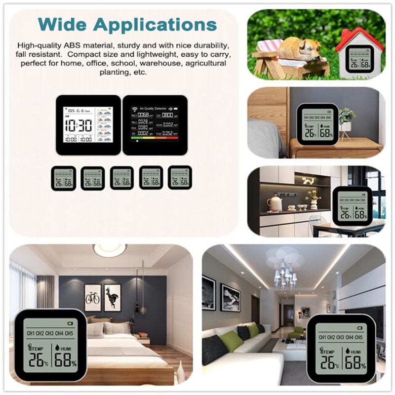 20 in 1 Tuya WIFI Intelligent Air Quality Monitor Indoor