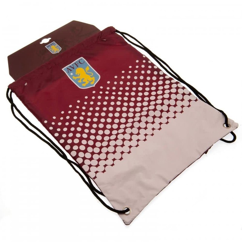 Aston Villa Fc Fade Gym Bag - Red - One