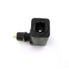 zdyCGTime Digital Fiber Optic Toslink Right Angle 90 Degree Female