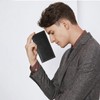Long Wallet for Men Leather Bifold Card Holder Slim Wallet