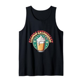 Eggnog Enthusiast Funny Holiday Drink Tank Top