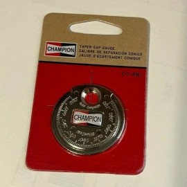 Champion "silver dollar" spark plug gap tool CT481 TAPER GAP GAUGE