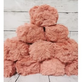 T-SHIRT YARN MANIA T-SHIRT YARN MANIA Faux Fur Yarn, Fur, Knitting Yarn, Extra Thick Yarn, Set of 2 Pieces (Triltoise Cat Style Mix Color)