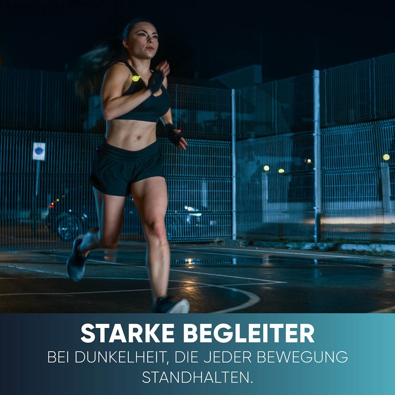 KD-TECH Set of 5 Magnetic Reflectors - Reflective Lapel Magnets